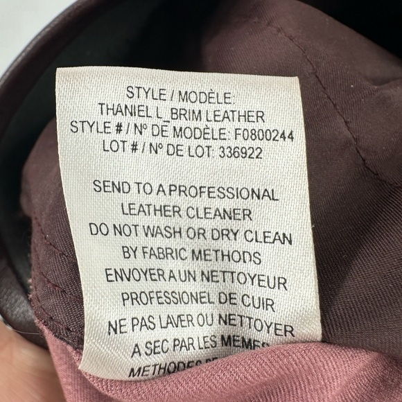 Theory Womens Thaniel Lamb Leather Pants Size 4 Cassis Pull On Stretch Trousers - Picture 7 of 11